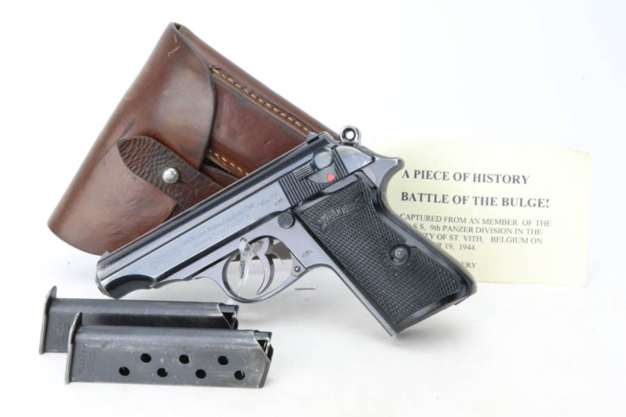 Scarce Luftwaffe Contract Walther PP Rig - Two Matching Magazines - photo 1 of 19