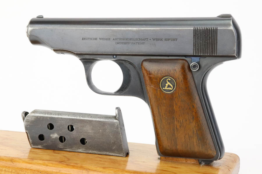 Nice Erfurt Ortgies Pocket Pistol - 6.35mm