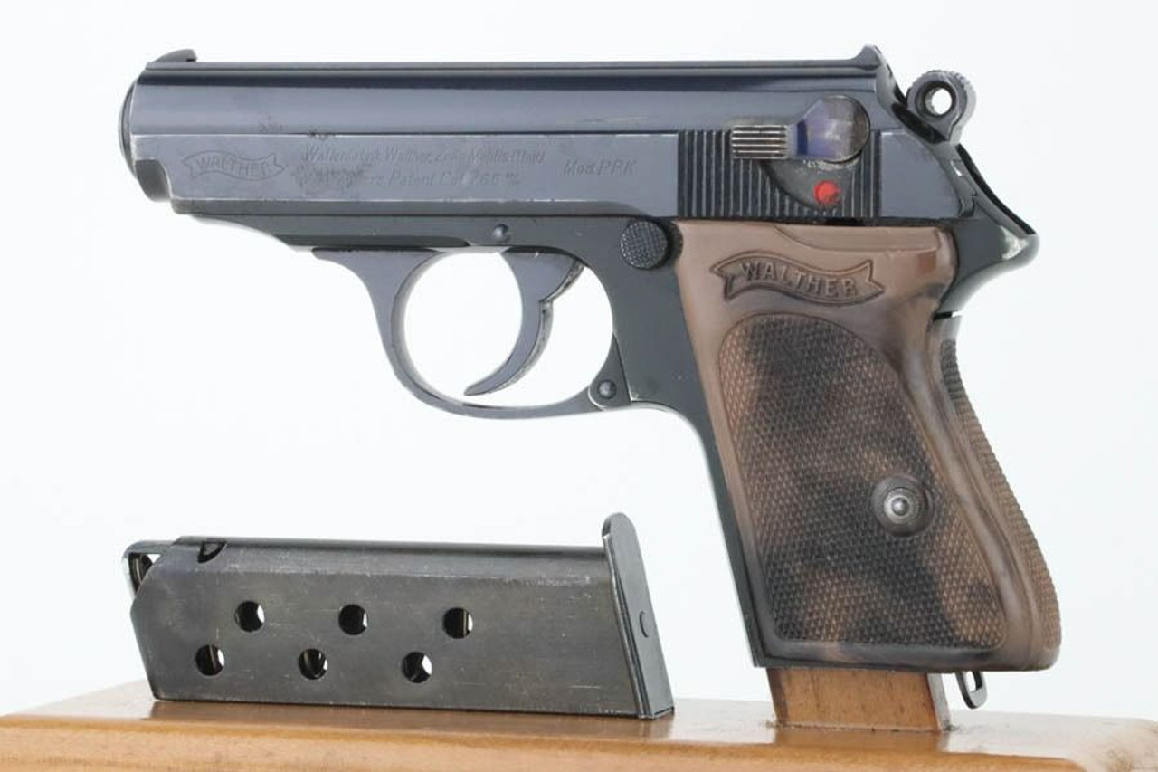 Excellent Dural Walther PPK - Unique Grayish-Brown Grip