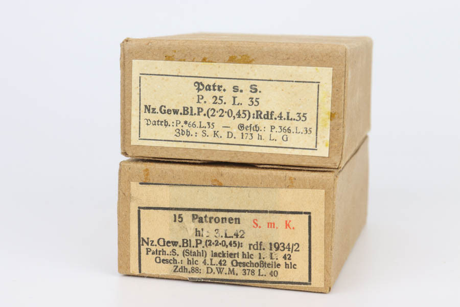 Rare 1935 Dated 8mm Mauser and Uncommon 1934 Dated Powder Lot 8mm Mauser