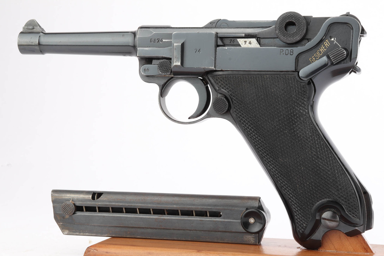 SOLD - Excellent 1941 Black Widow Mauser Luger - BYF 41