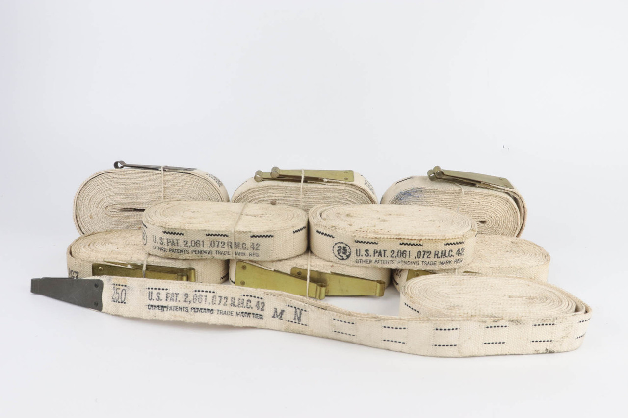 9 250-Round Cloth Browning Machinegun Belts - photo 1 of 2
