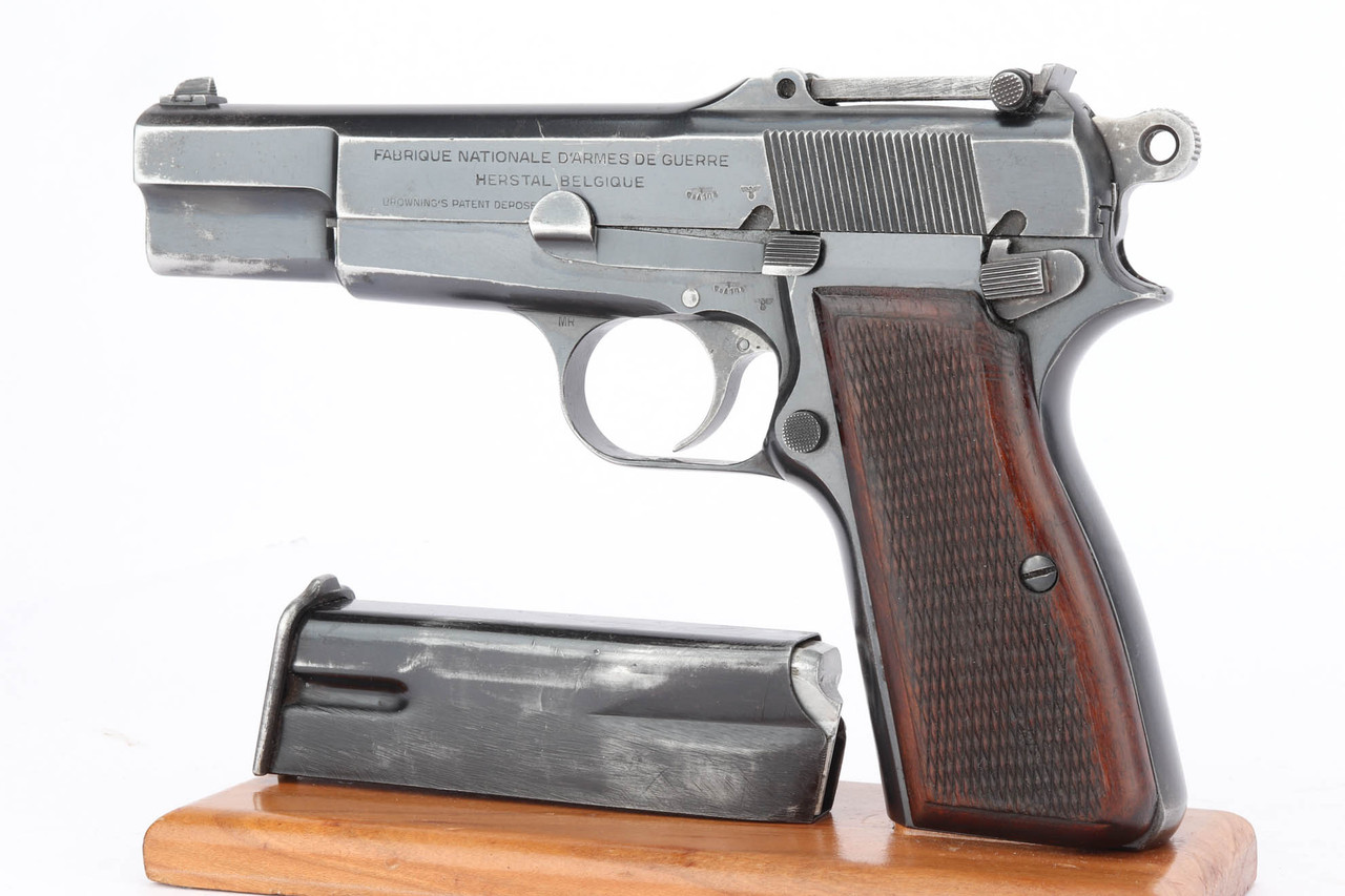 Scarce, Early FN High Power - Tangent Rear Sight