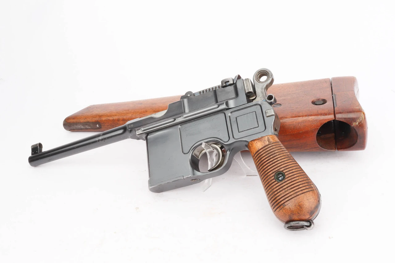 Rare, Antique Mauser C96 - Large Ring Hammer - Matching Stock - photo 1 of 15