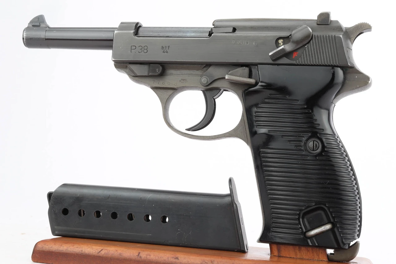 Scarce, Minty Dual-Tone 1945 Mauser P.38 - byf 44 Code - photo 1 of 9
