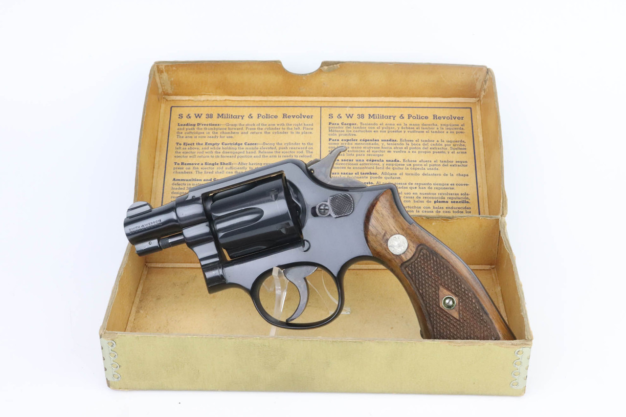 SOLD - Minty, Boxed Smith & Wesson 2" Pre-Model 10 Revolver