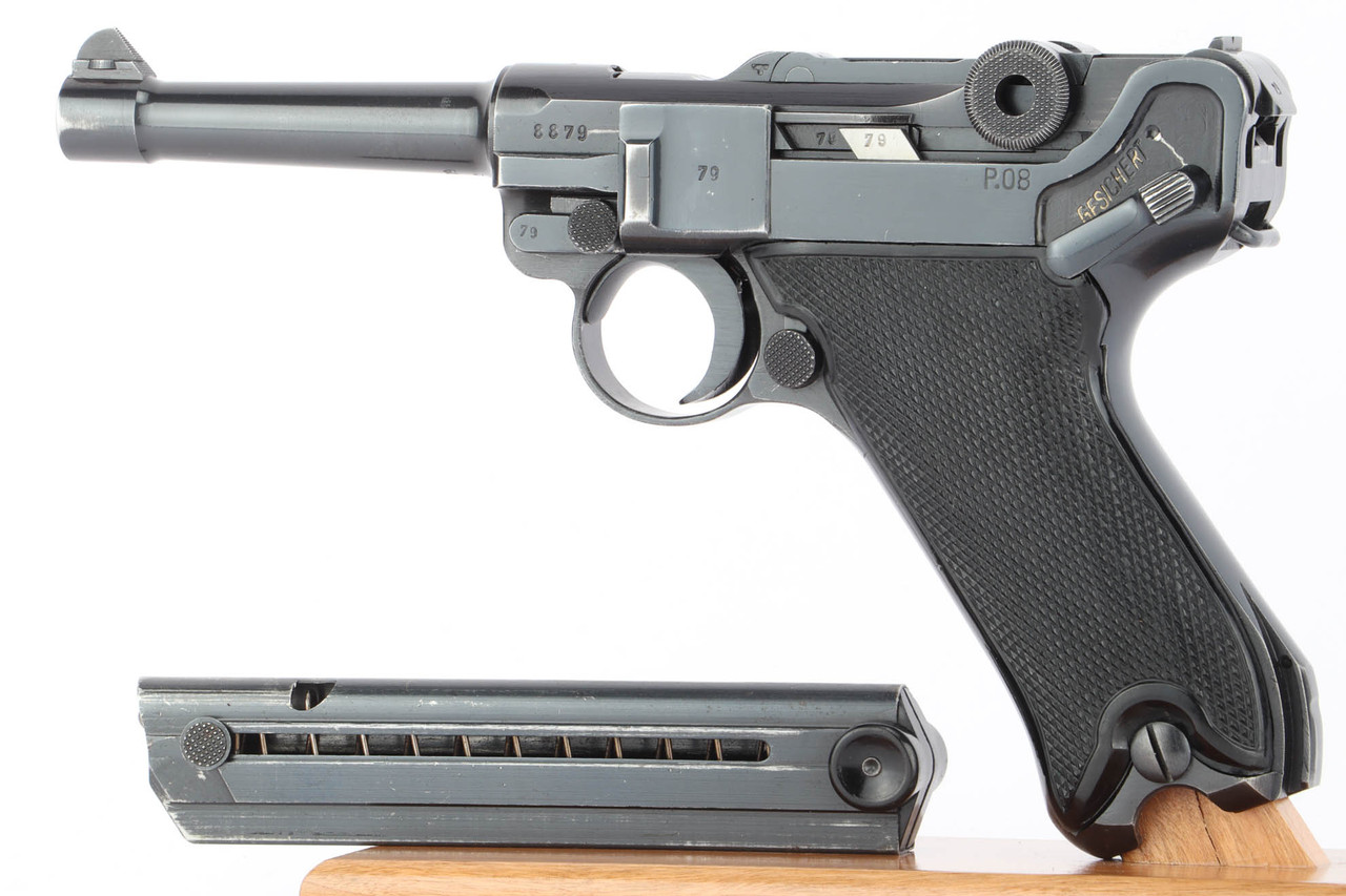 SOLD - Excellent 1941 Black Widow Mauser Luger - BYF 41