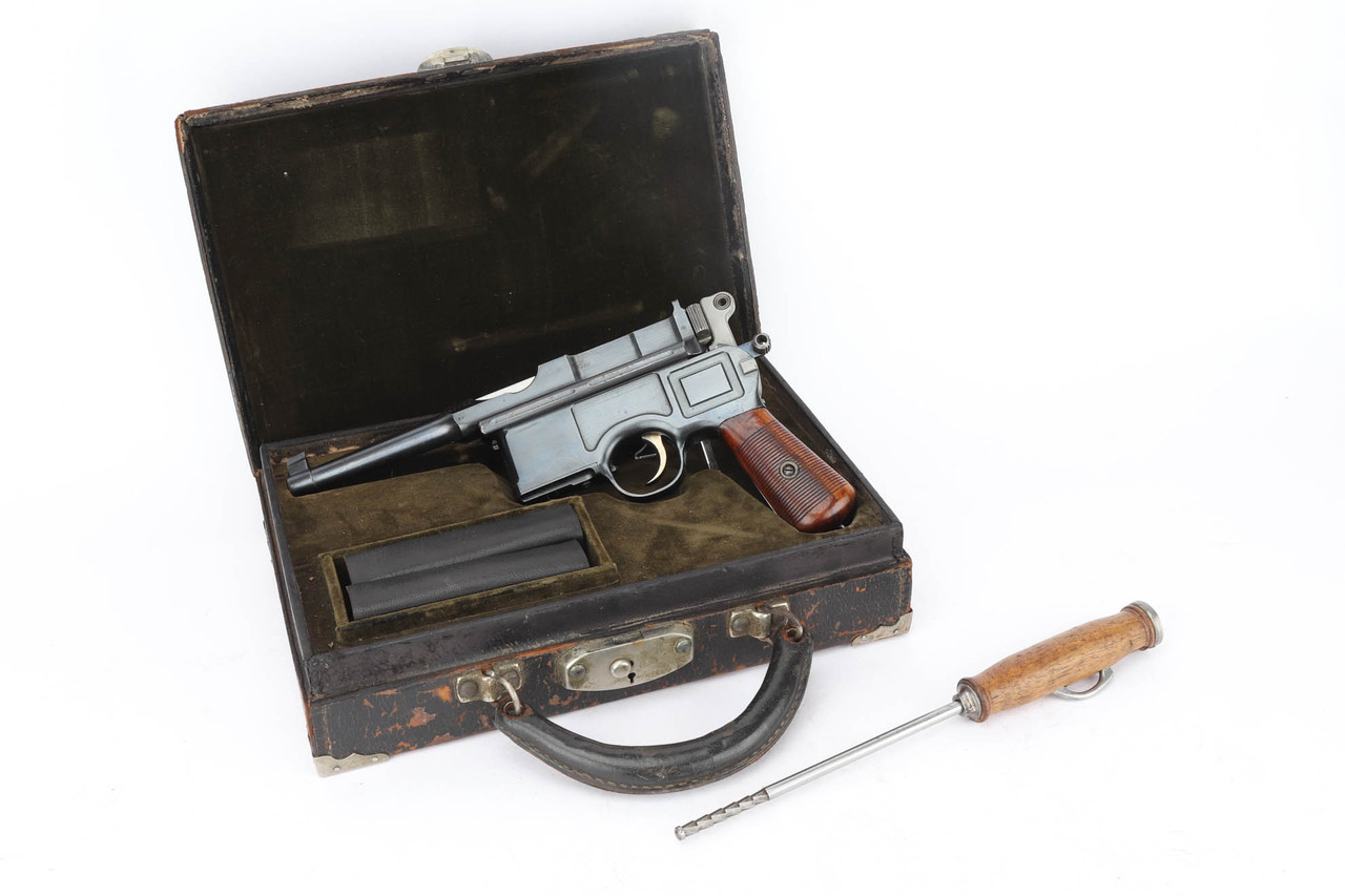 Very Rare, Cased Mauser C96 Bolo - Six-Shot