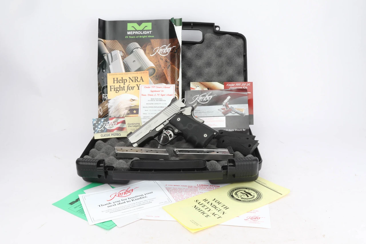 Kimber Ultra CDP II pistol with case - with case and accessories