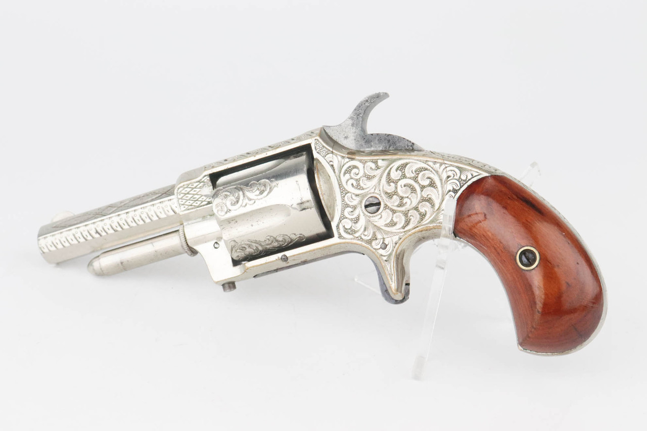 SOLD - Antique, Factory-Engraved Whitney Pocket Revolver