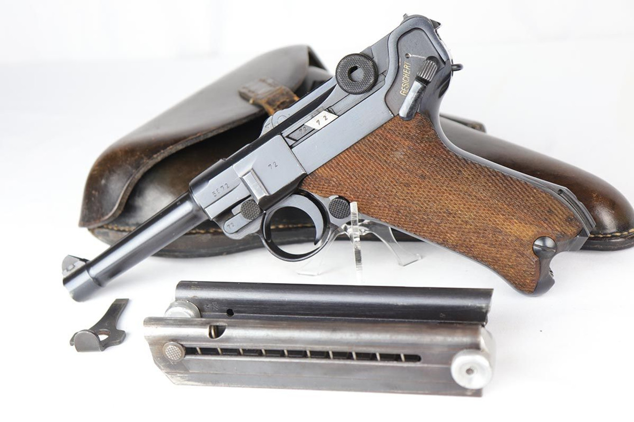 Minty 1940 Mauser Luger Rig - Matching Magazine - 1
