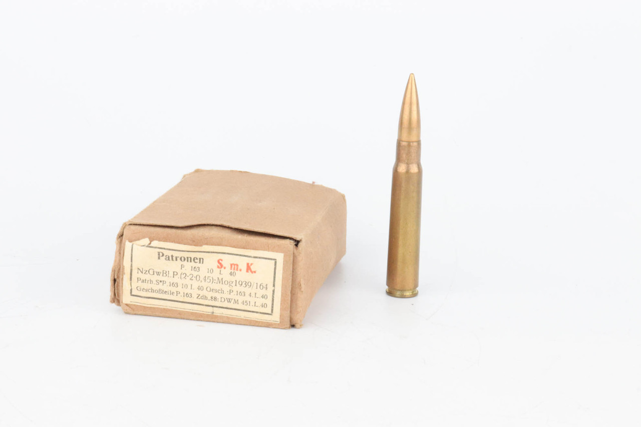 Five Boxes of Wartime German 8mm Mauser Ammo