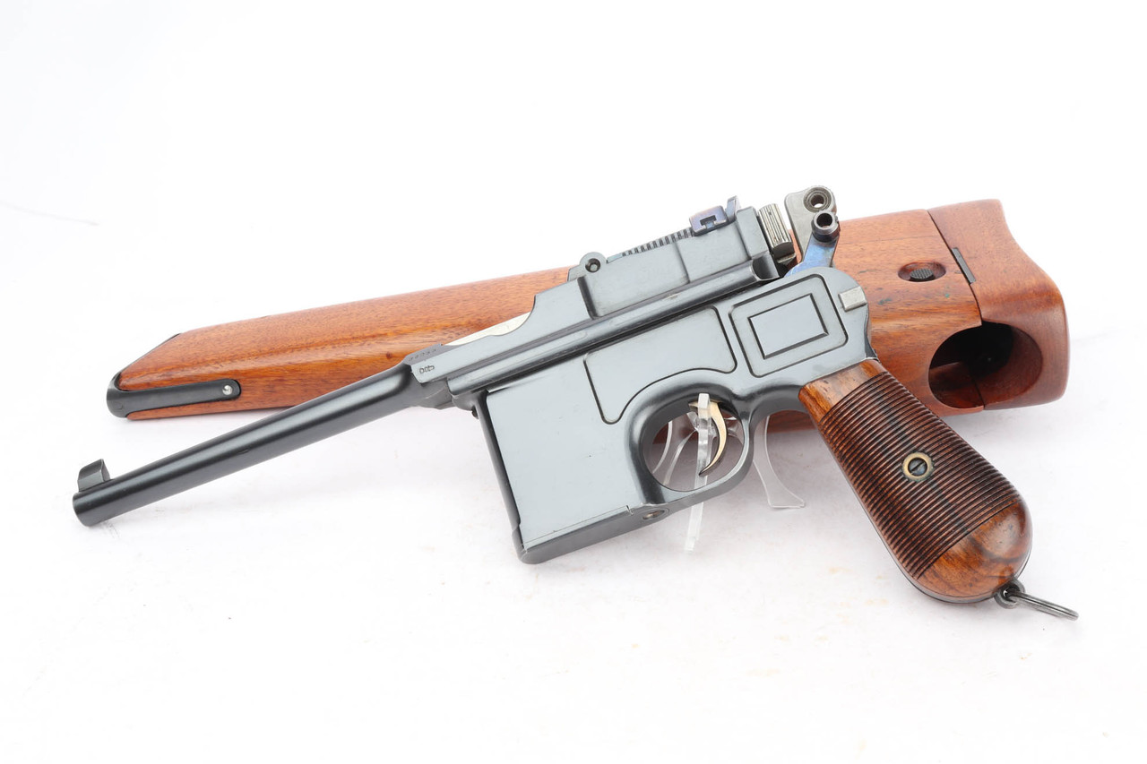 Minty Pre-WWI Commercial Mauser C96 Rig - French Retailer Marked