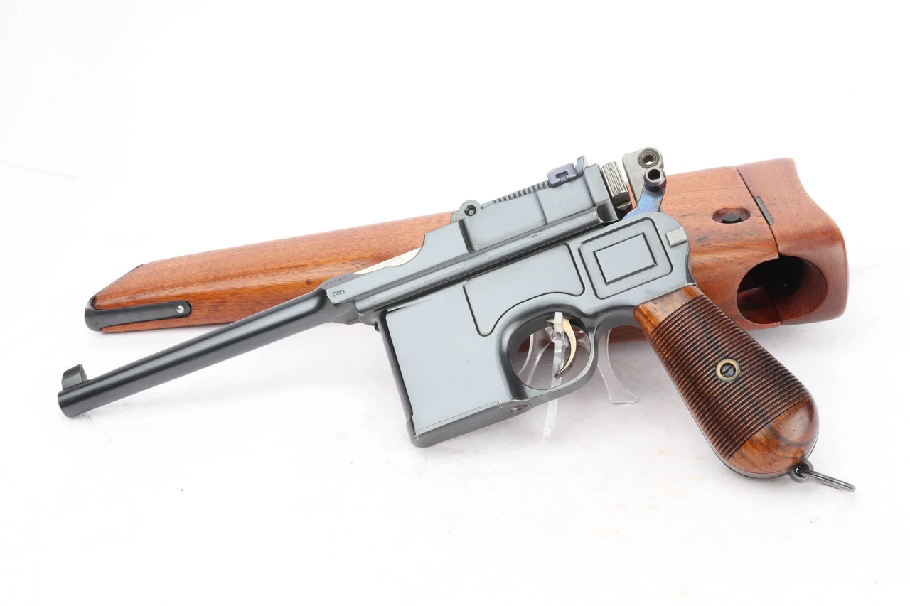 Minty Pre-WWI Commercial Mauser C96 Rig - French Retailer Marked - photo 1 of 19