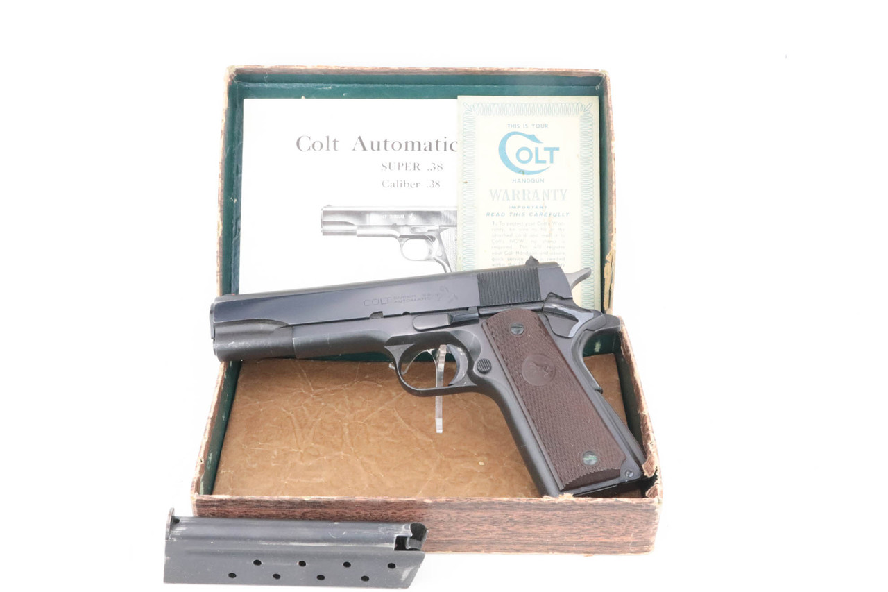 Excellent, Boxed Colt .38 Super - 1956 Mfg