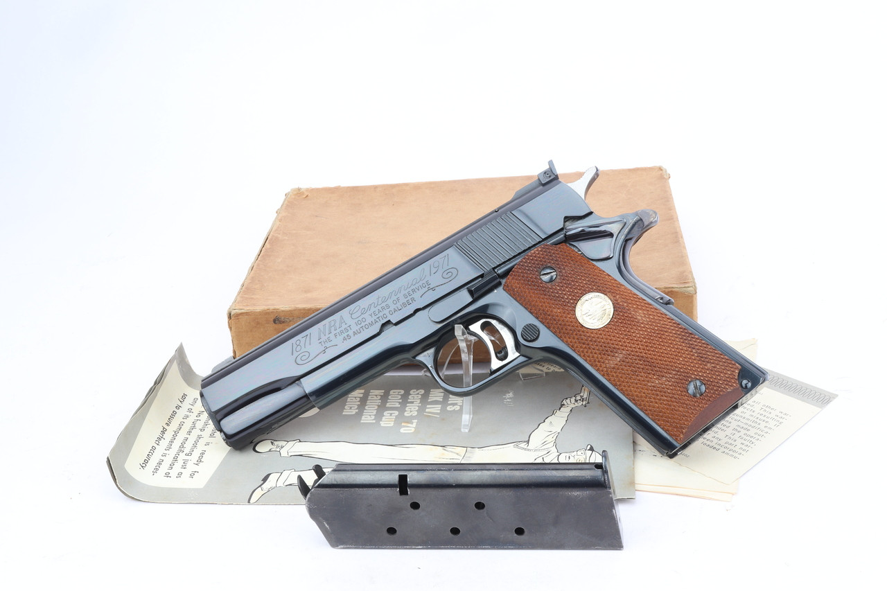 Minty Gold Cup National Match Colt - NRA Centennial