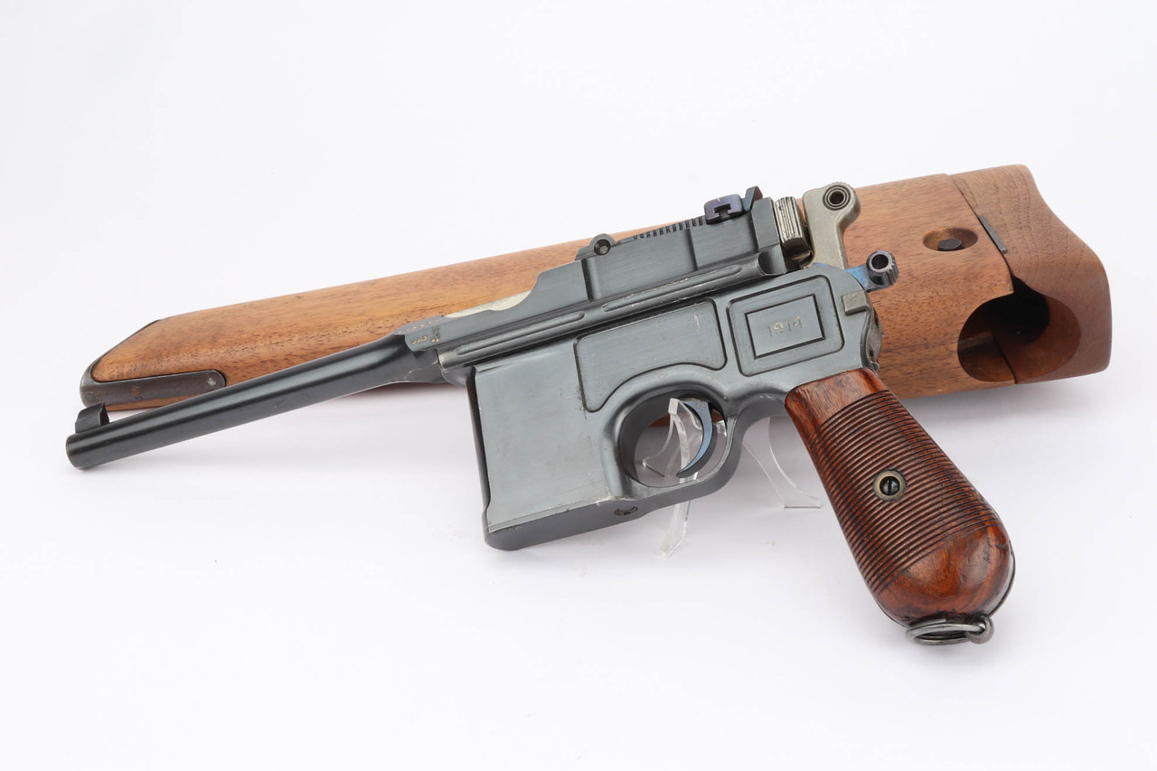 Rare, Excellent Norwegian Contract Mauser C96 Rig - Matching Stock