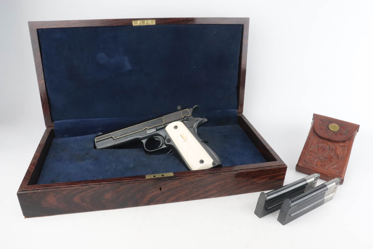 Engraved, Cased Colt ACE .22 - With Ivory Grips