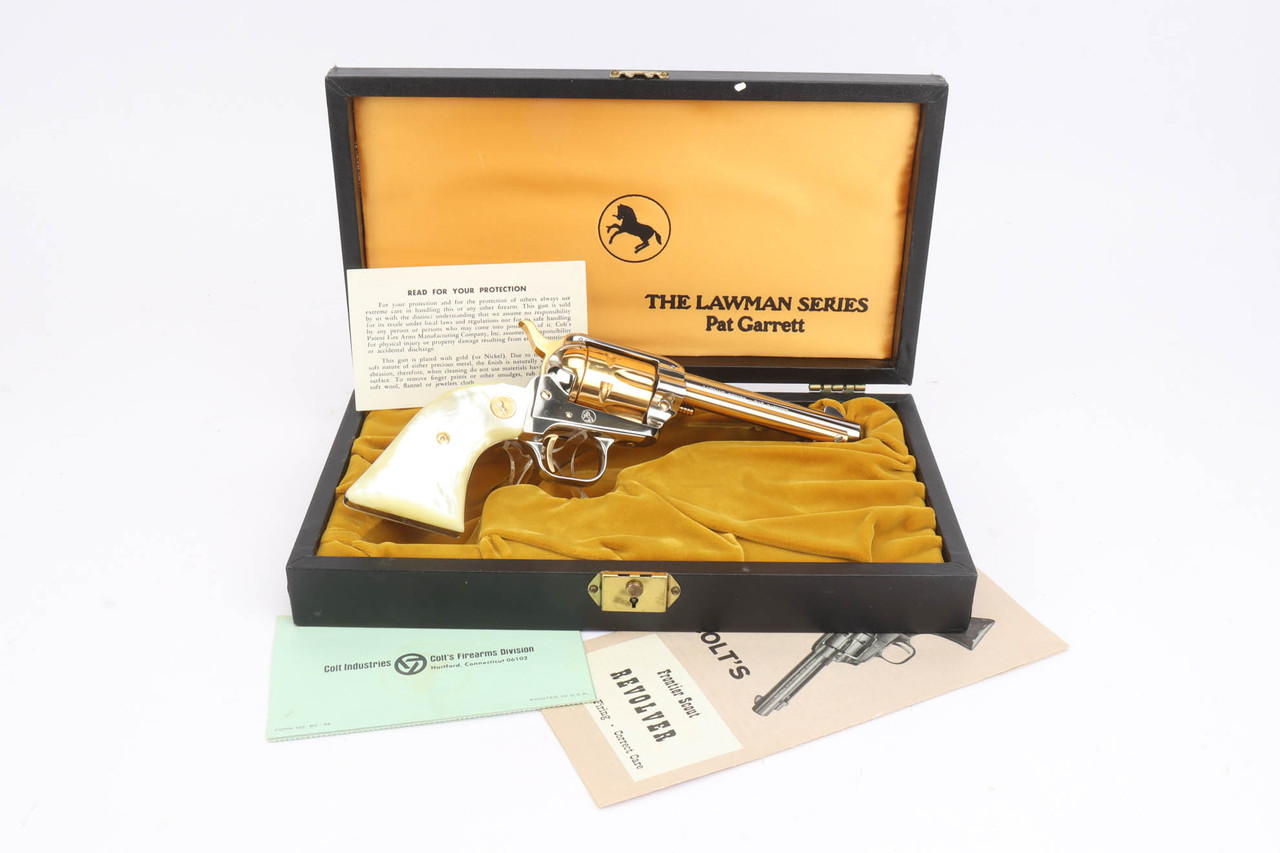 Minty, Cased Colt Frontier Scout .22 LR Revolver - Pat Garrett Commemorative - photo 1 of 24