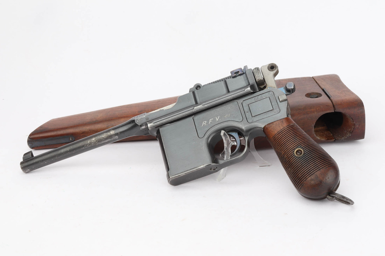 Rare Mauser C96 Broomhandle Rig - RFV Marked
