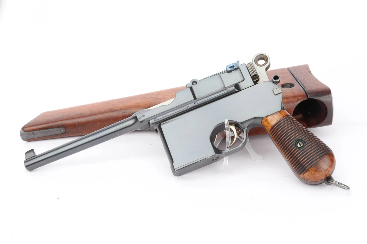Rare, Minty, Flatside, Large Ring Hammer Mauser C96 Rig - photo 1 of 16