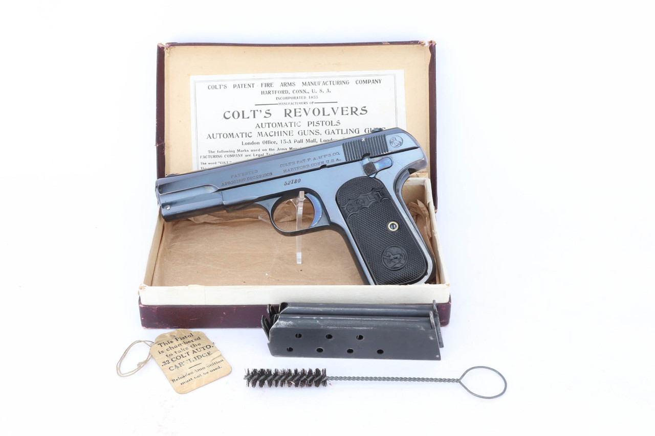 Minty, Boxed Colt Model 1903 Pocket Hammerless - 1907 Mfg - photo 1 of 12