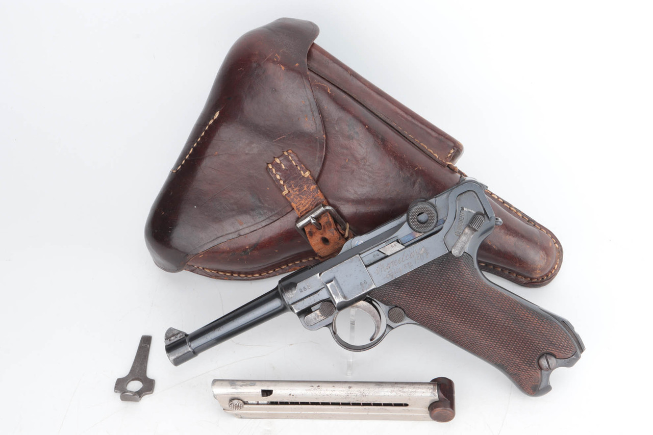 WWI Capture, 1914 DWM Luger Rig W/ Matching Mag - Featured On YouTube