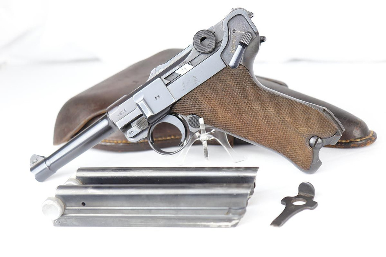 Excellent 1939 Mauser Luger Rig - Two Matching Magazines - 1