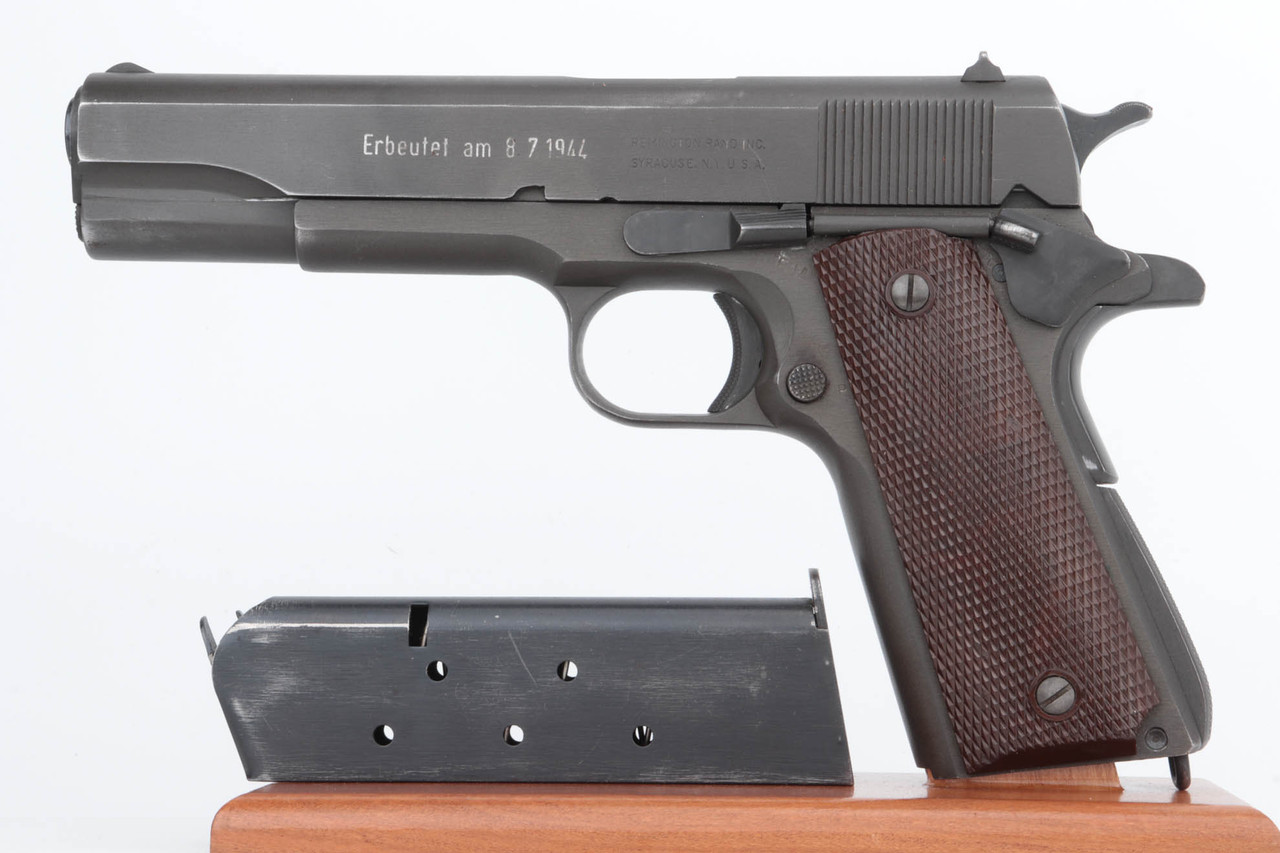 Excellent 1943 Remington Rand 1911A1 - Possible D-Day Capture - photo 1 of 10