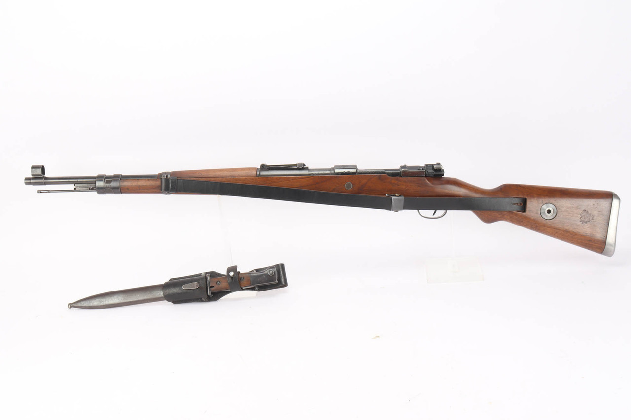 SOLD - Fantastic, Matching Portuguese Contract Mauser Model 1937b w/ Matching Bayonet- Waffen Marked