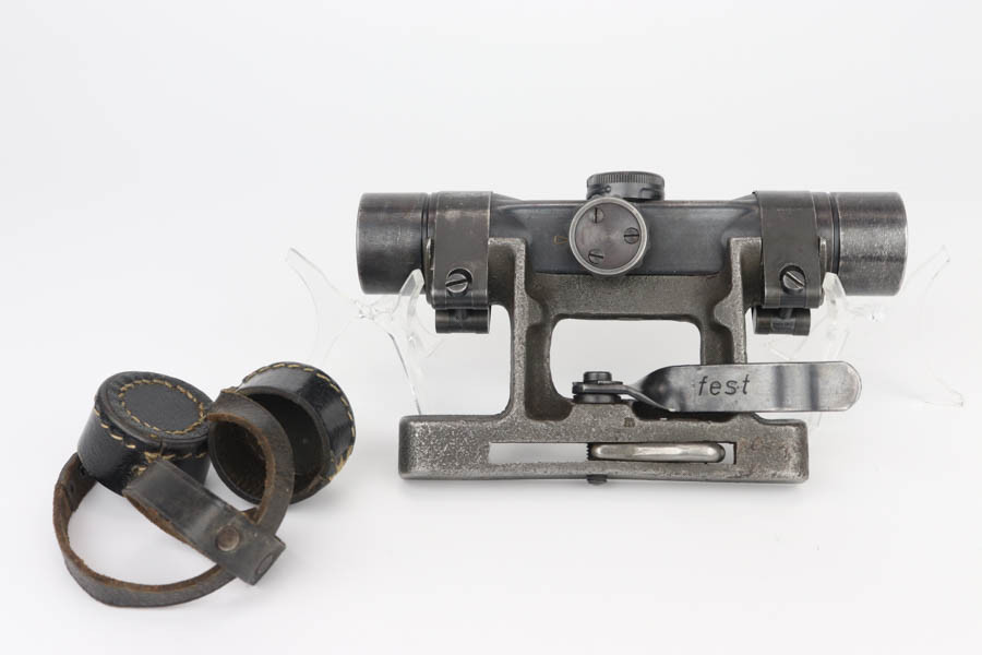 SOLD - K43 Marked ZF4 Scope and Walther Mount