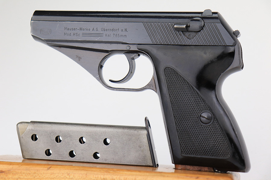 SOLD - Mint, Rare Police Eagle/F Mauser HSC - Rare Black Grips
