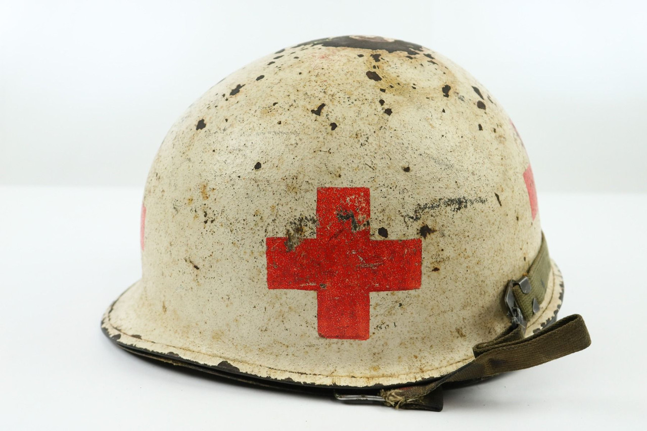 WW2 US Medic Helmet - Early - 1