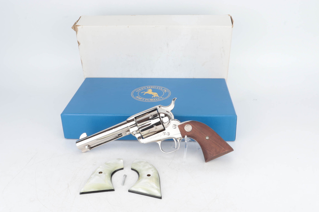 ANIB, Nickeled 3rd Gen Colt Single Action Army Revolver - .45