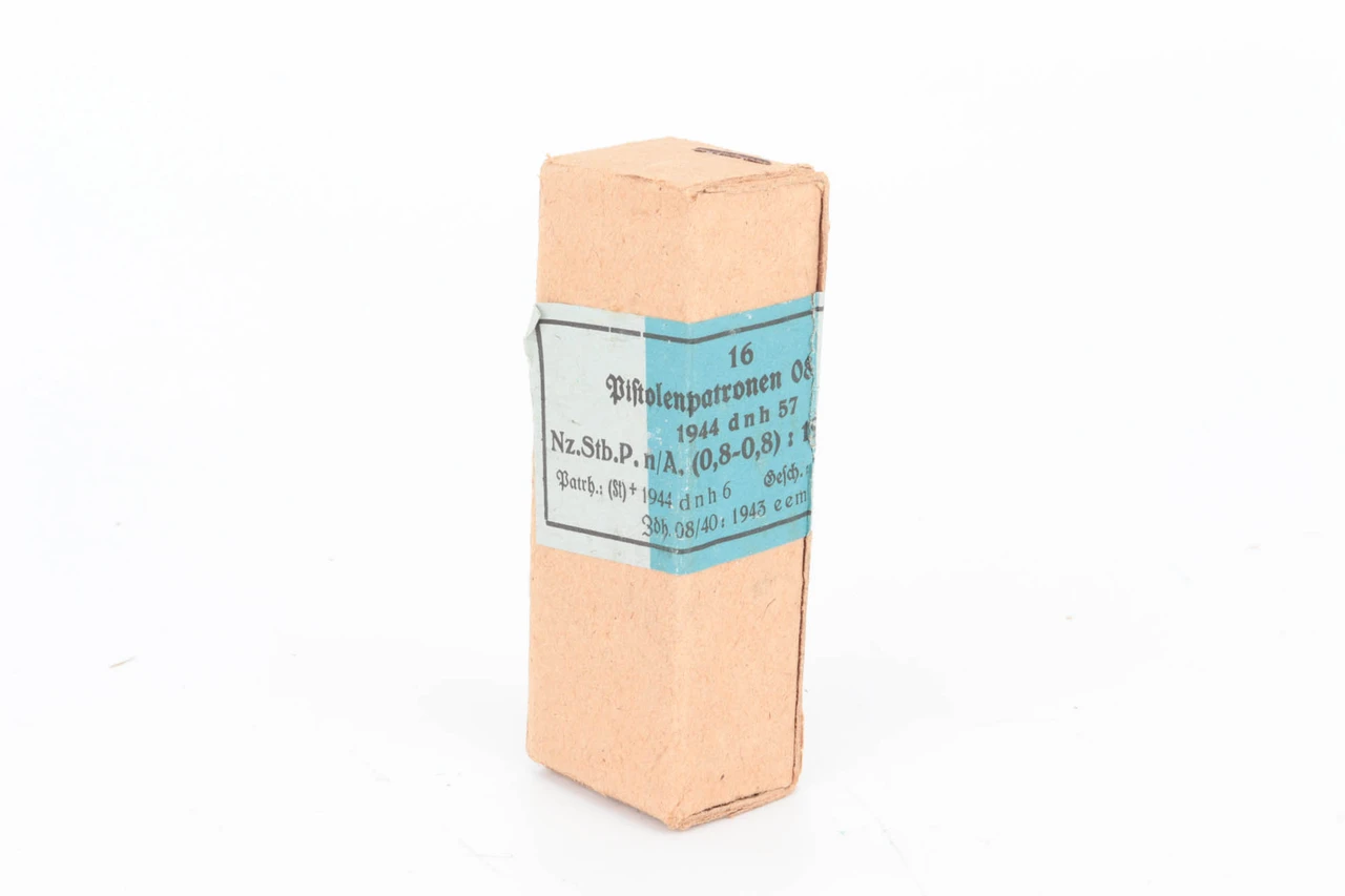 Sealed 1944 Dated German 9mm Luger Ammo - photo 1 of 2