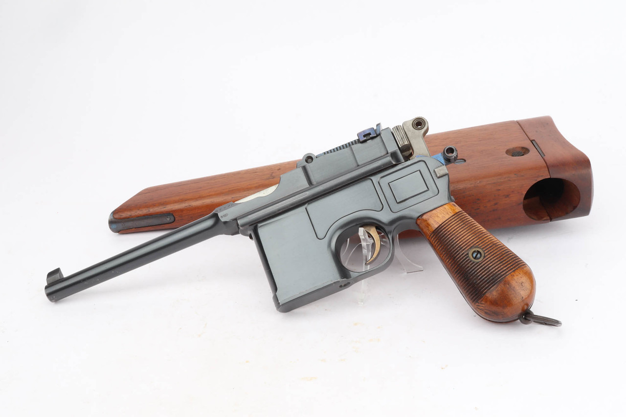Pre-war Mauser Banner Over Chamber C96 rig with matching stock - with matching shoulder stock