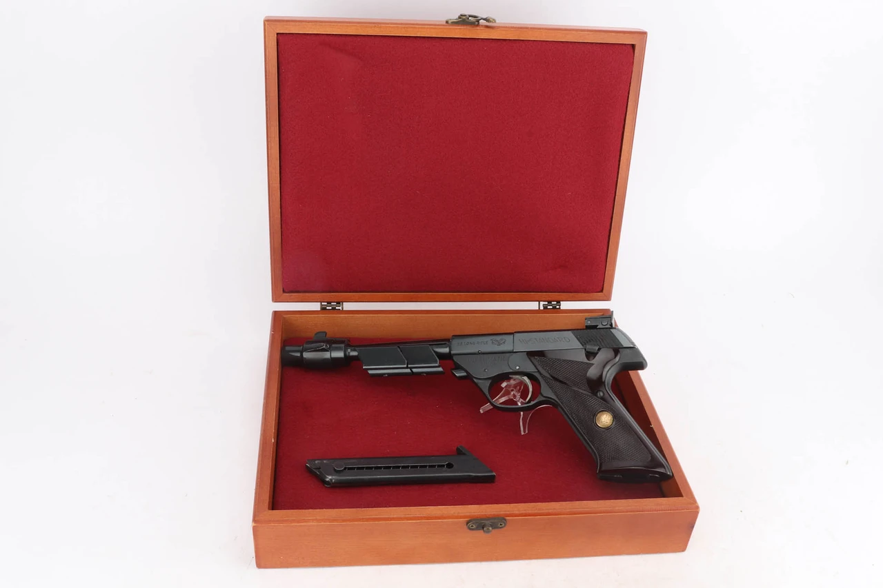 High Standard Supermatic Citation Model 103 pistol in case - in fitted case