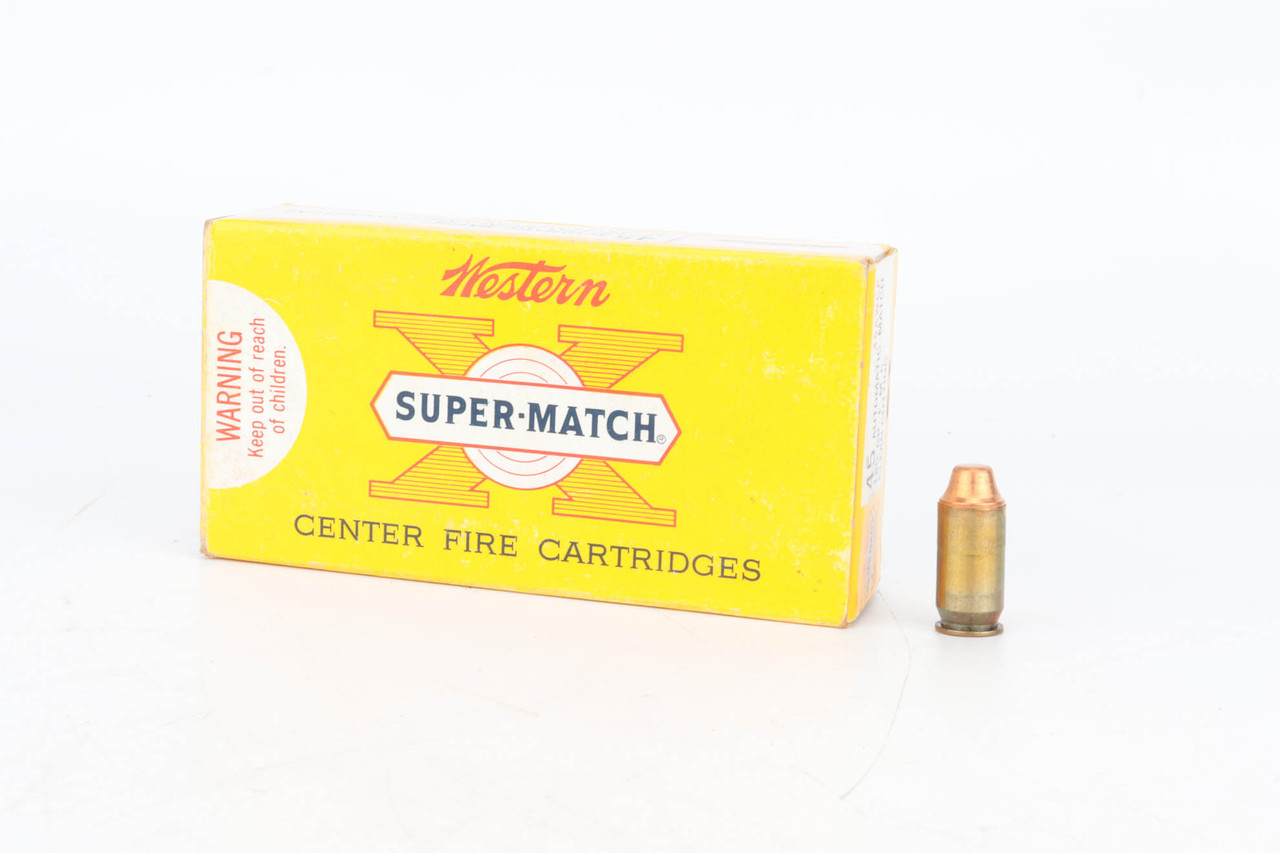 Vintage Western X Super Match 45 ACP Ammo