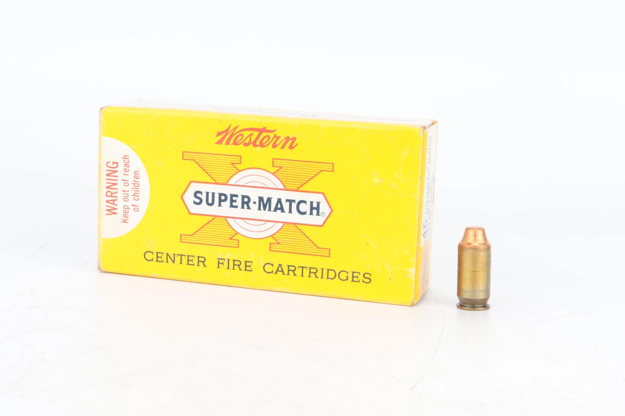 Vintage Western X Super Match 45 ACP Ammo
