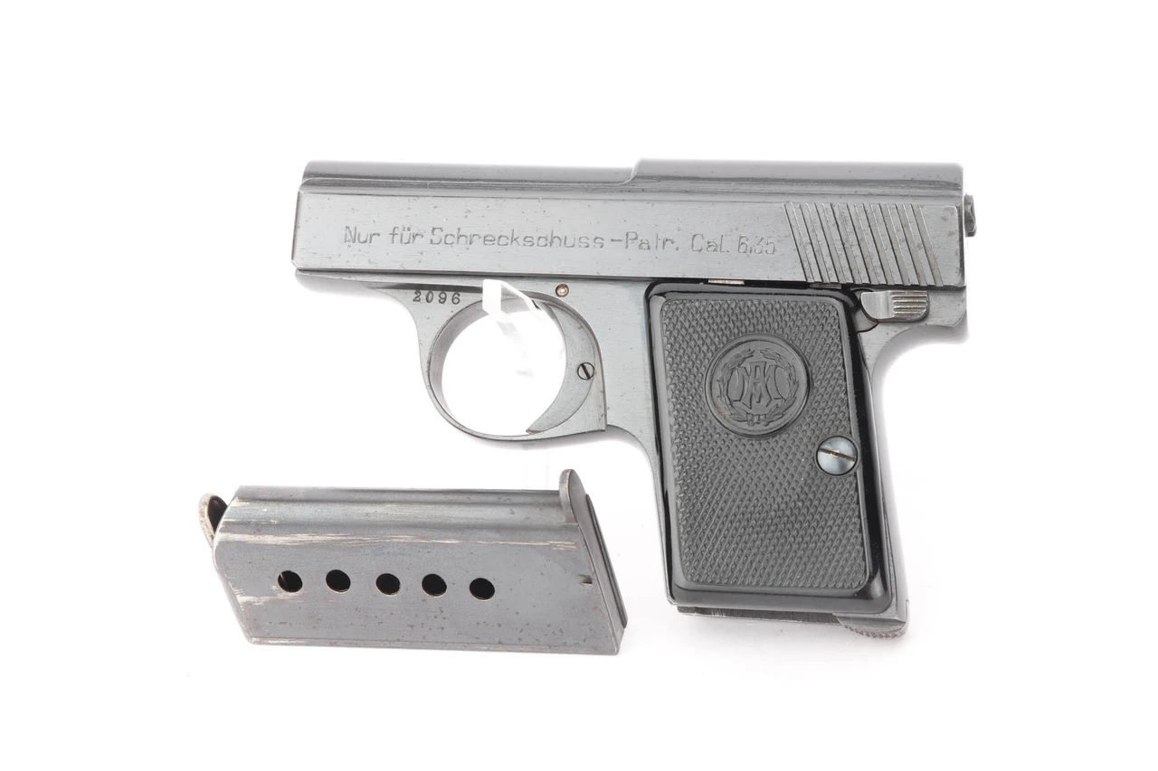 SOLD - Menz Liliput Modell I Blank Firing Pistol - 6.35mm