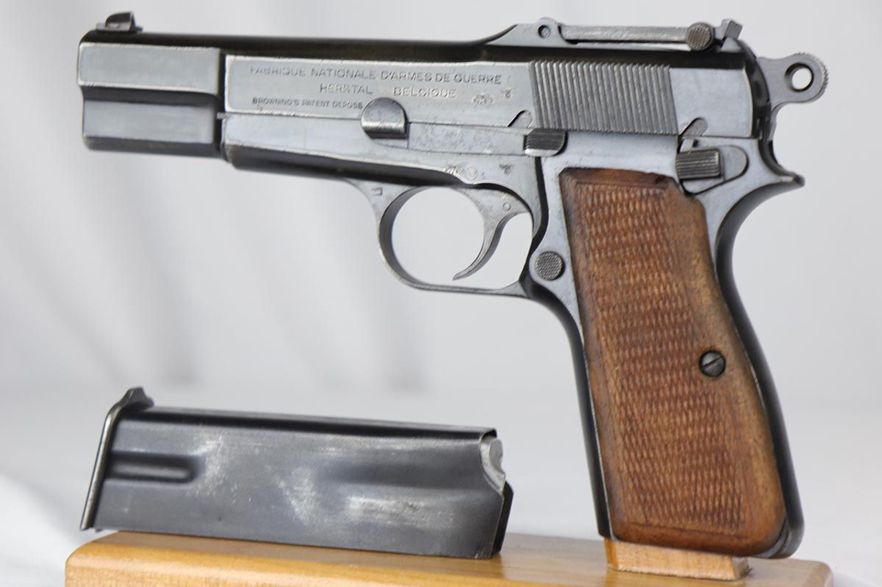 Early Nazi Browning Hi Power - Tangent Sight - 1