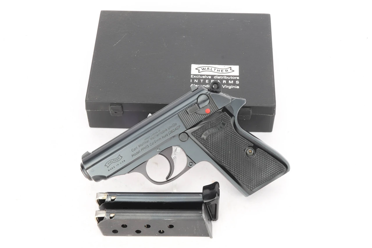 Walther PPK/S .380 ACP pistol - with case