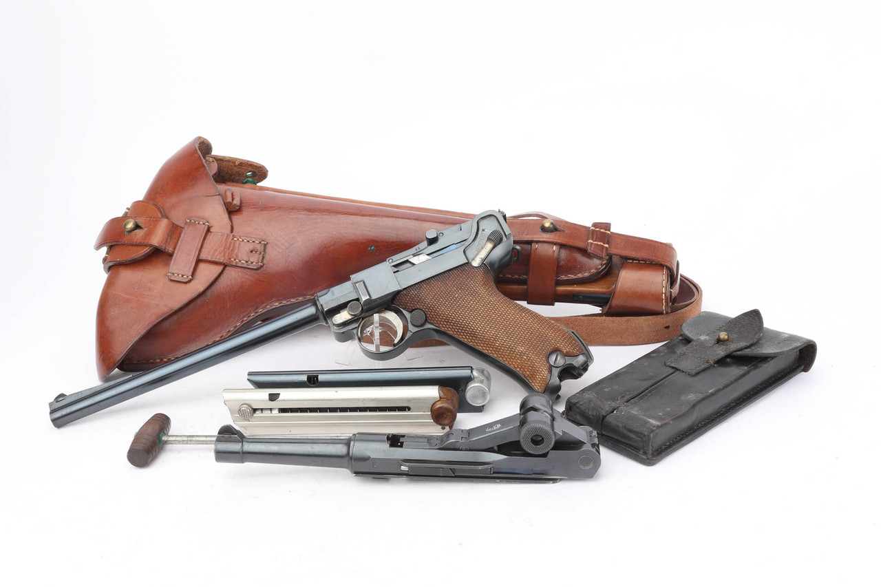 1920's DWM / Erfurt Artillery-Style Luger Rig - .22 LR / .30 Luger