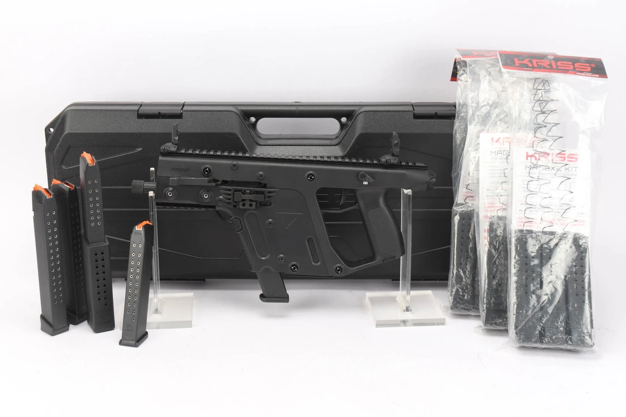 Like-New Kriss Vector w/ Extra Mags & Extensions - 9mm Luger