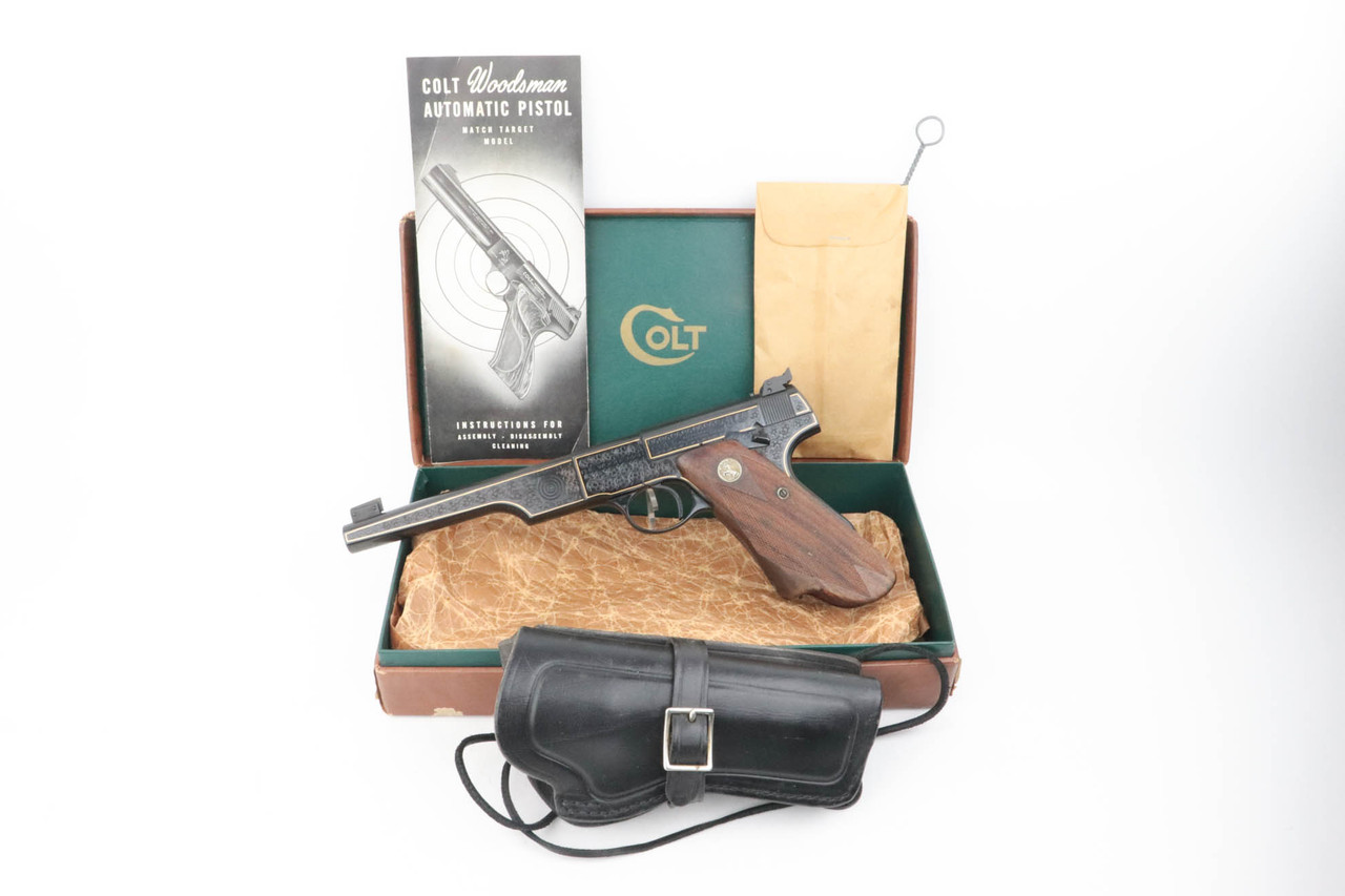 Custom Engraved, Boxed Colt Match Target Woodsman - W/ Factory Letter