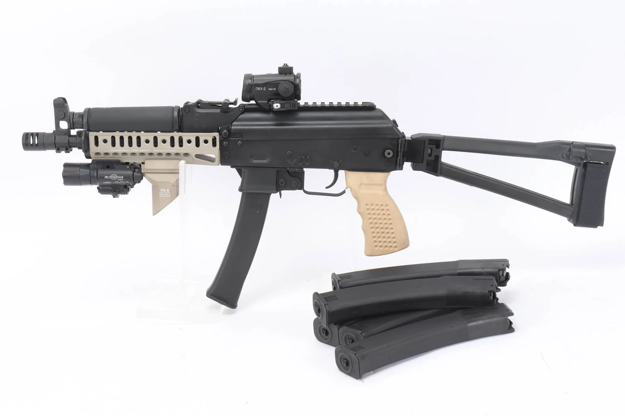 SOLD - Nice K-USA KP9 w/ Zentico handguard, Surefire X400, & PKU-2 Red Dot