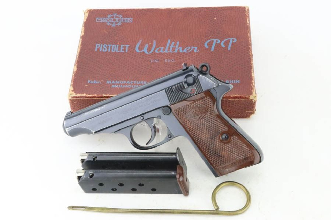 Very Nice Boxed Manuhrin Walther PP - Vienna Justice Issued
