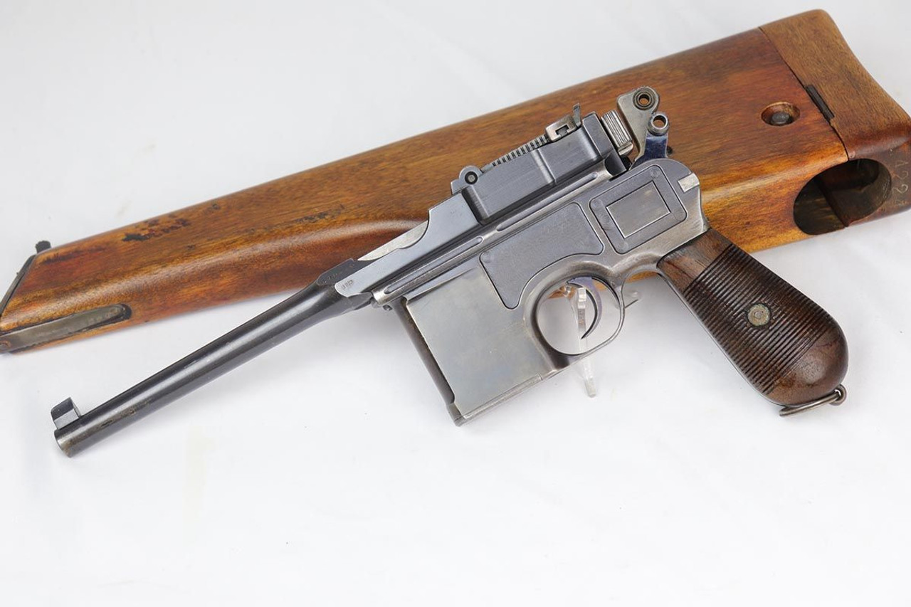 Mauser C96 Broomhandle Rig - Matching Stock - 1