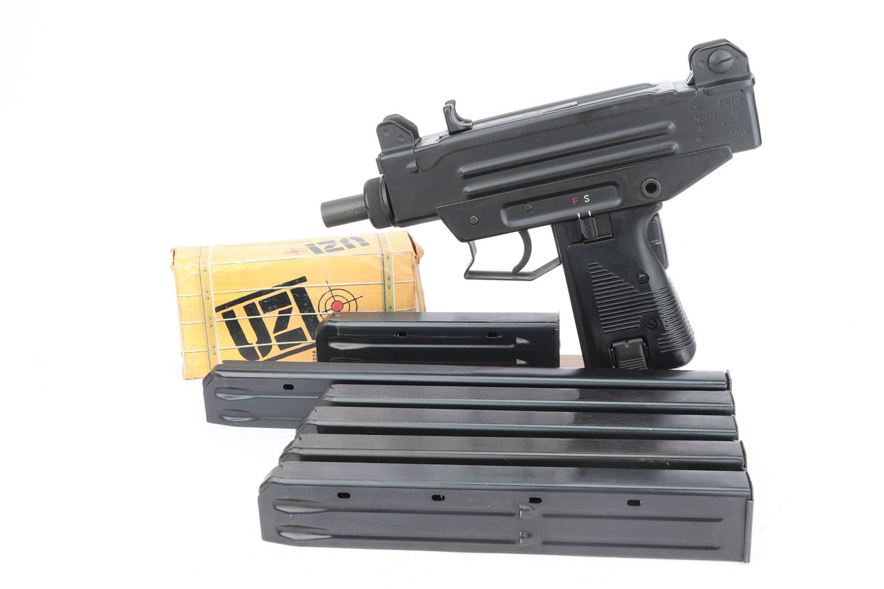 SOLD - Fantastic, Scarce IMI Micro Uzi w/ Extra Mags & Ammo - .45 ACP