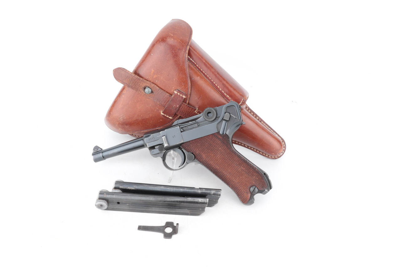 1941 Police Eagle/L Mauser Luger Rig - Matching Magazine